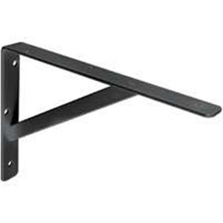 Knape & Vogt Knape & Vogt 208BLK400 16 In. L Bracket Heavy Duty; Black 3094158